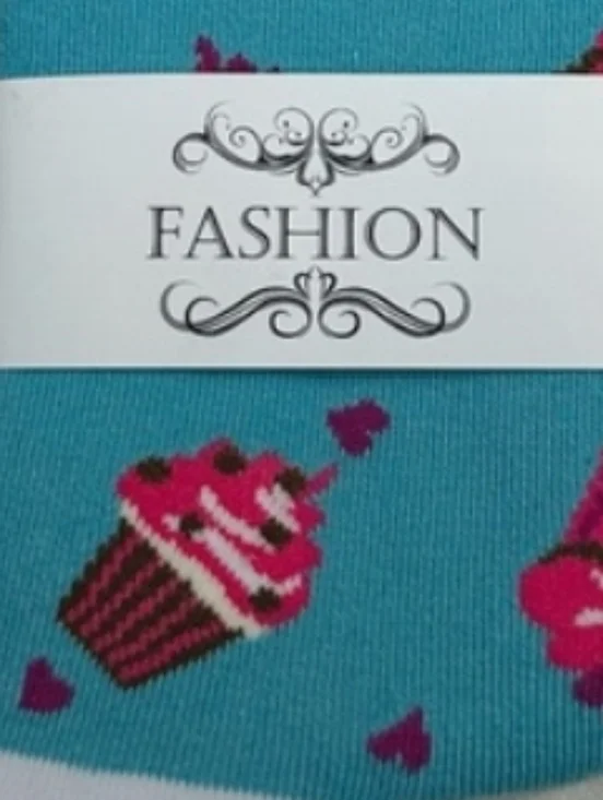 Cupcake 🧁 Print Socks 🩵🩷 - Picture 3 of 3